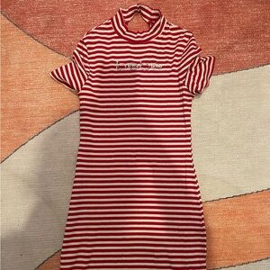Bebe striped dress